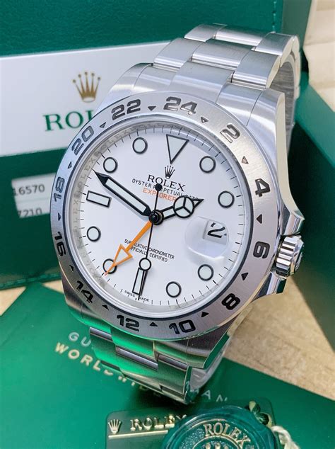 2001 rolex explorer ii white dial price